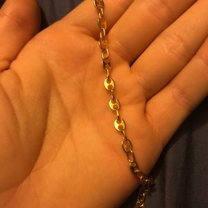 18k gold plated Gucci link chain